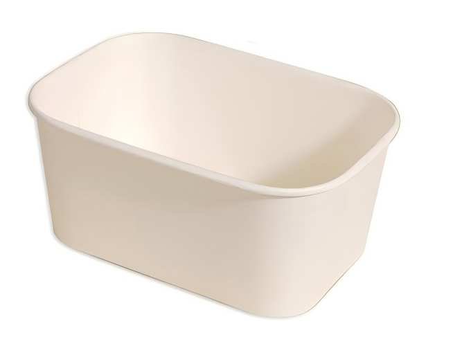 1000ML white paper bowl